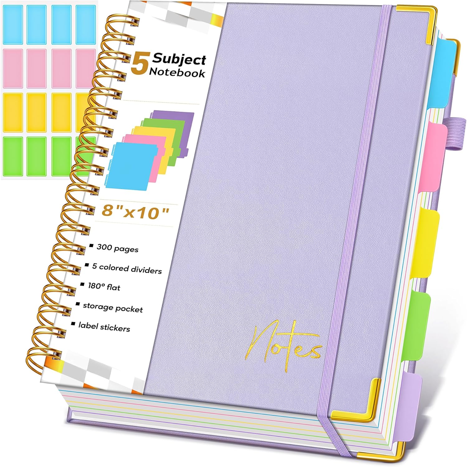 Leatherwork Journal - Spiral Notebook Journal with Removable Dividers