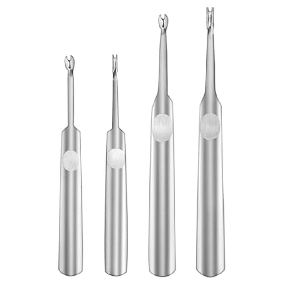 Leather Edge Beveler - 4pc Professional Leather Edge Beveler and