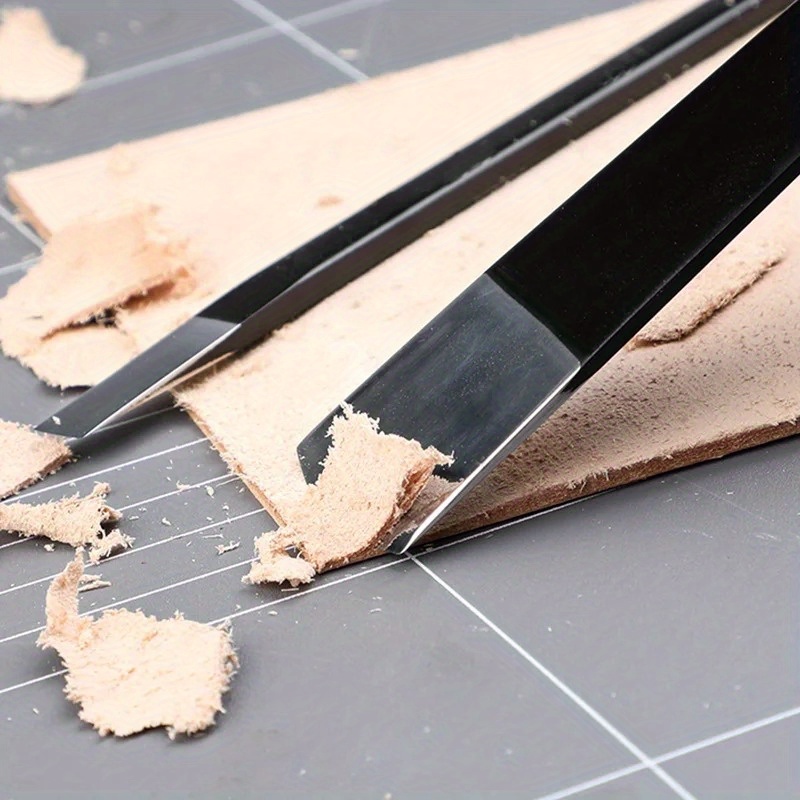 Leatherwork Knives - 2PCS Leather Thinning Cutting Knife Handmade