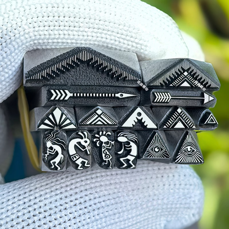 Leather Stamp Set - Navajo Series Jewelry Stamping Tool Leather
