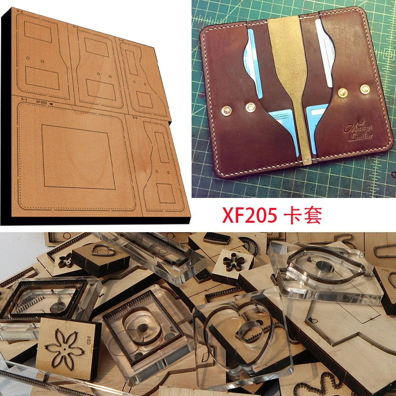 Leatherwork Knives - New Japan Steel Blade Wooden Die