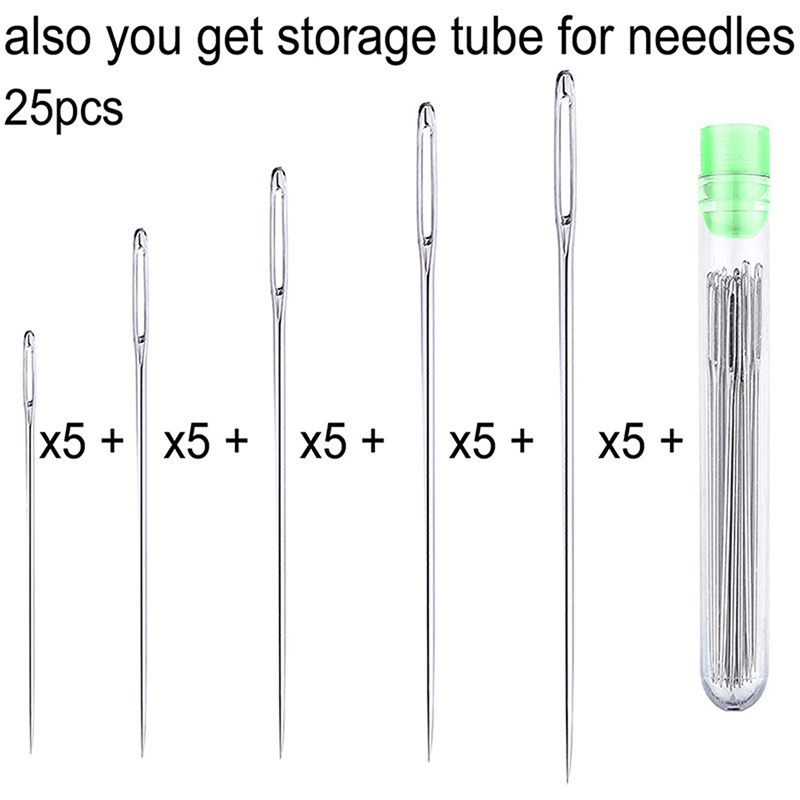 25Pcs Large-Eye Hand-Sewing Ne - đánh giá và giá Leatherwork Hand Sewing Needles