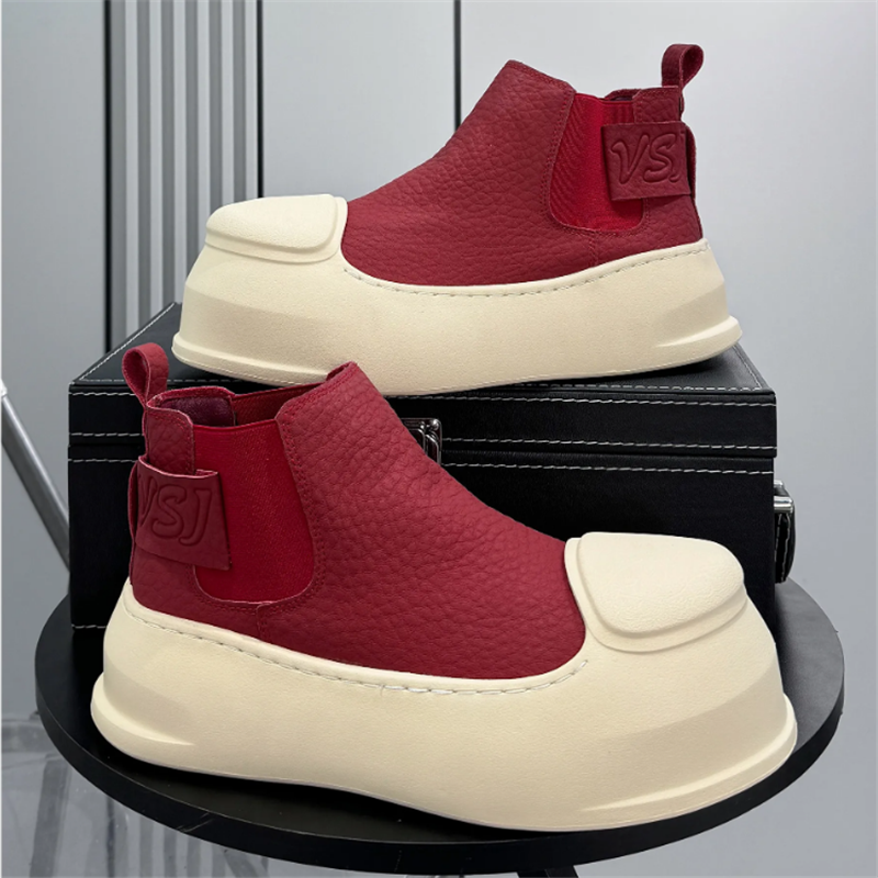 New Men's Round Toe Black Ankl - đánh giá và giá Leather Work Boots