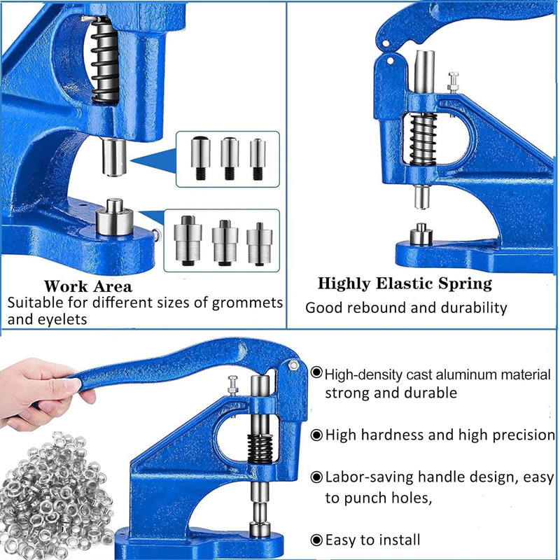 Manual Hand Press Button Punch - đánh giá và giá Leatherwork Hand Press