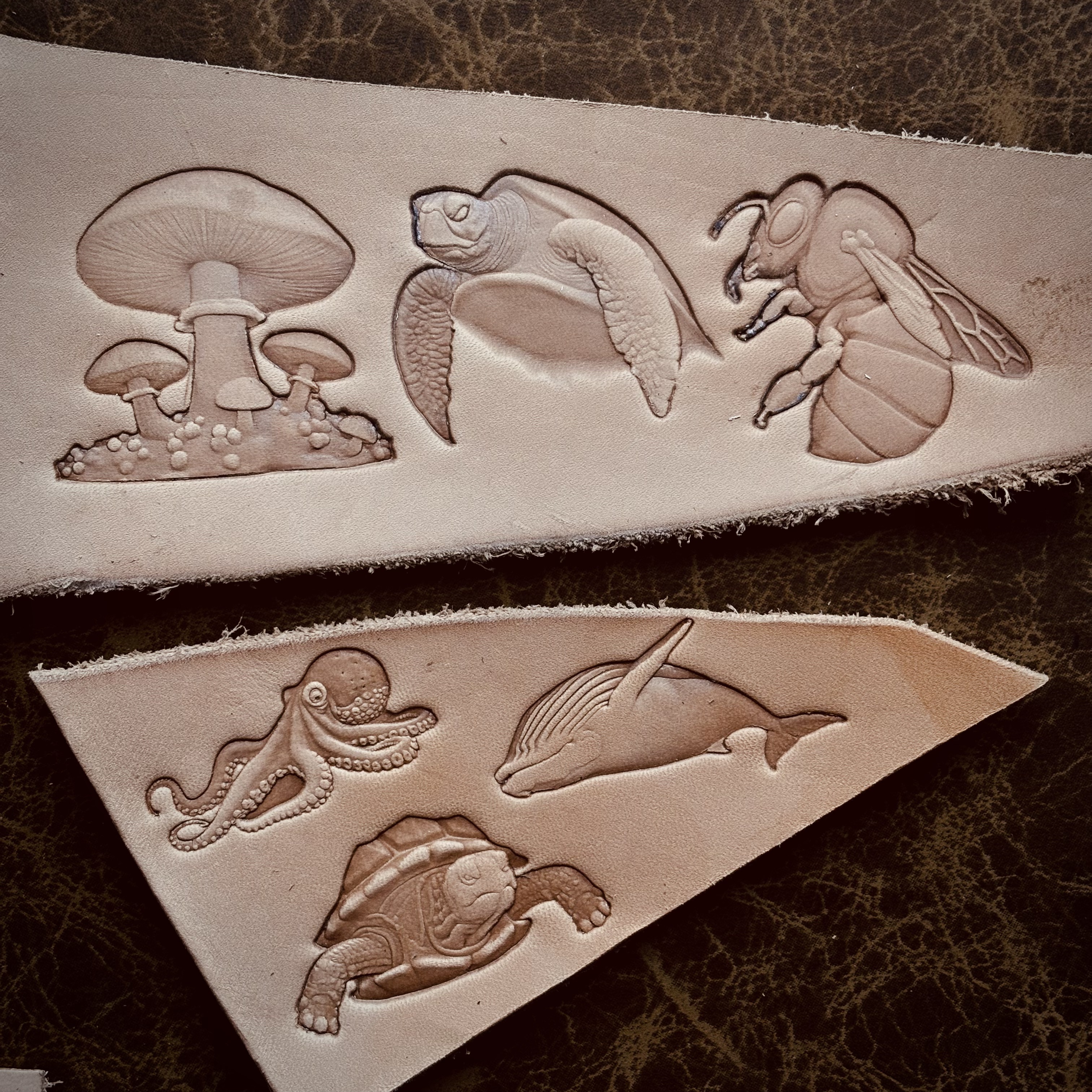 6pcs/set Small Animal Series L - đánh giá và giá Leather Stamp Set
