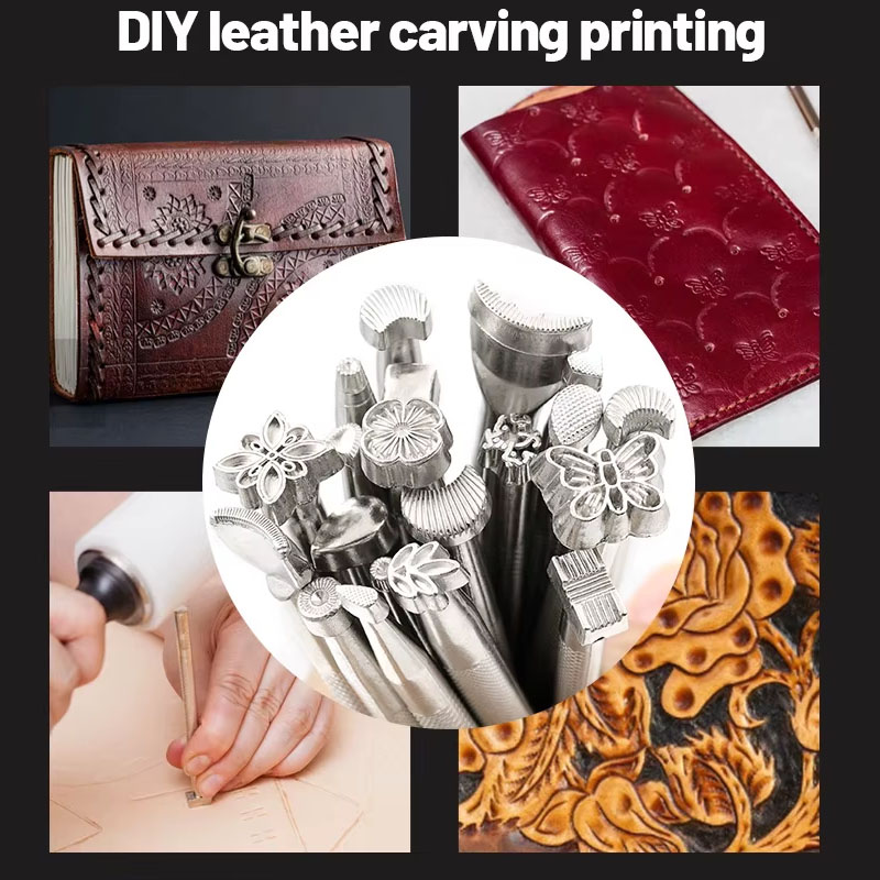 20pcs Leather Seal Carving Too - đánh giá và giá Leather Stamp Set