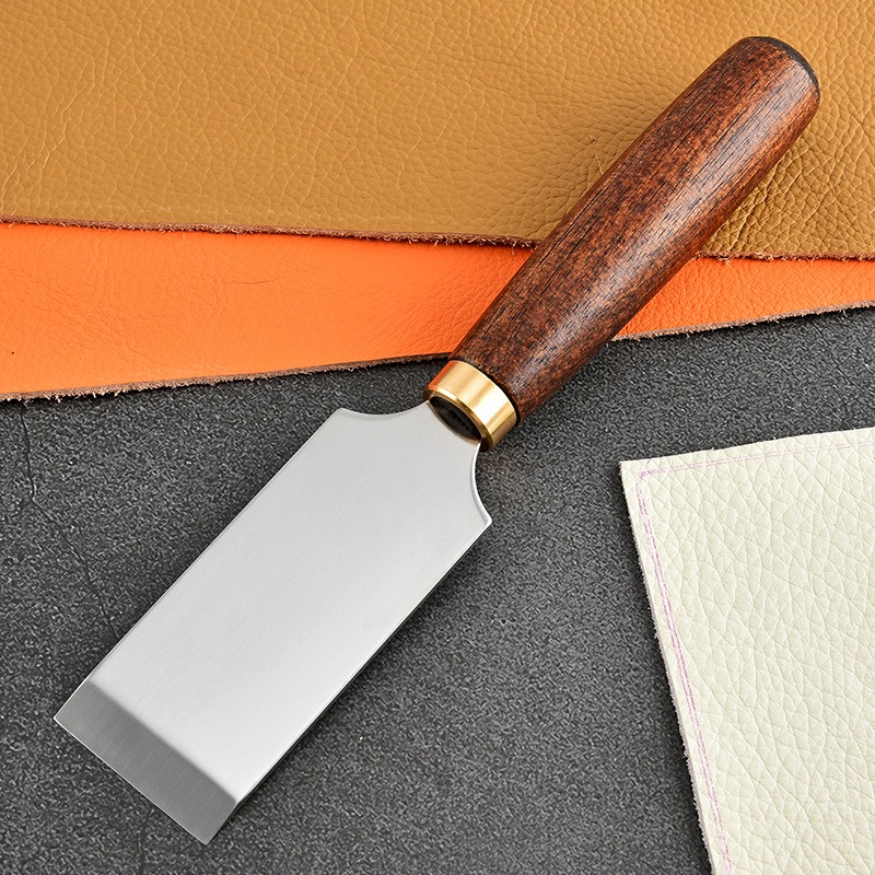 Acacia wood handle thinning kn - đánh giá và giá Leatherwork Knives