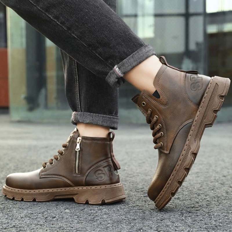 ​Men’s 2025 Winter New Arrival - đánh giá và giá Leather Work Boots