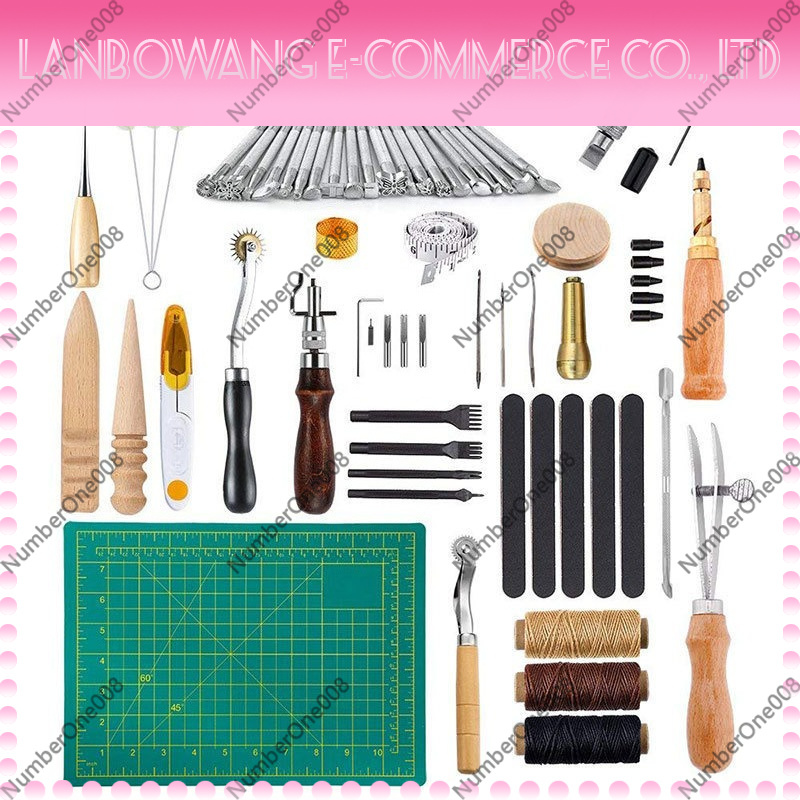 Leather Tool Set 50-Piece, Han - đánh giá và giá Groover Stitching Tool