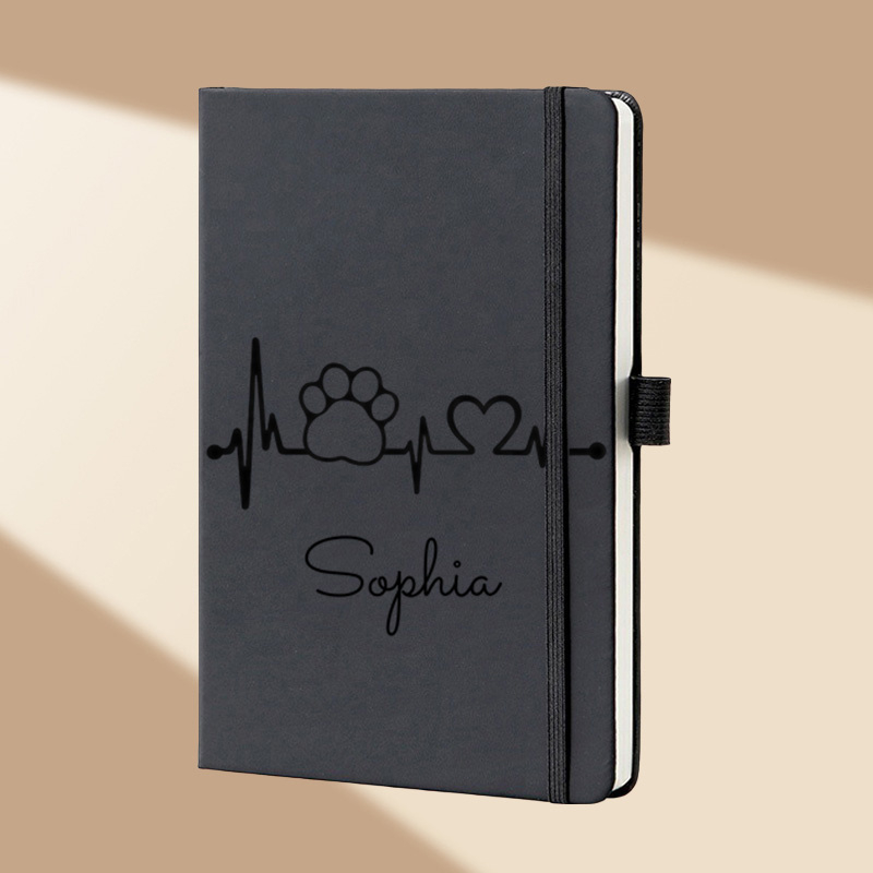 Custom Name Floral Monogram A5 - đánh giá và giá Leatherwork Journal