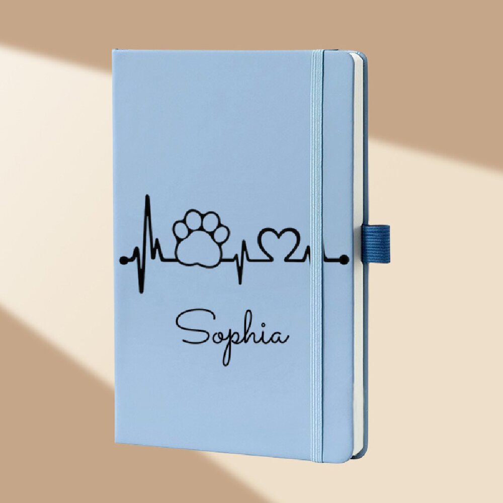 Custom Name Floral Monogram A5 - đánh giá và giá Leatherwork Journal
