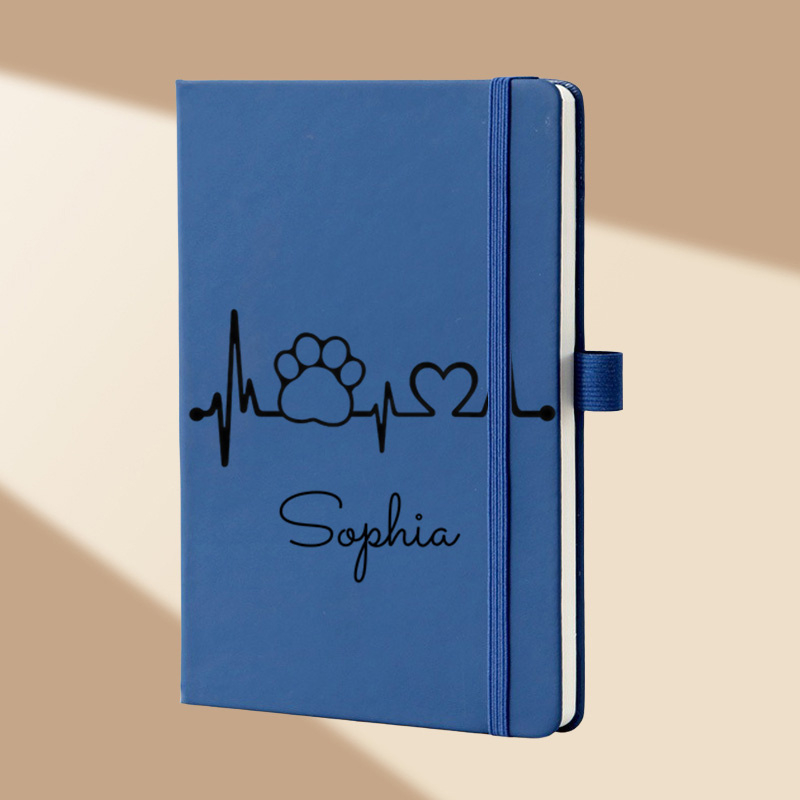 Custom Name Floral Monogram A5 - đánh giá và giá Leatherwork Journal