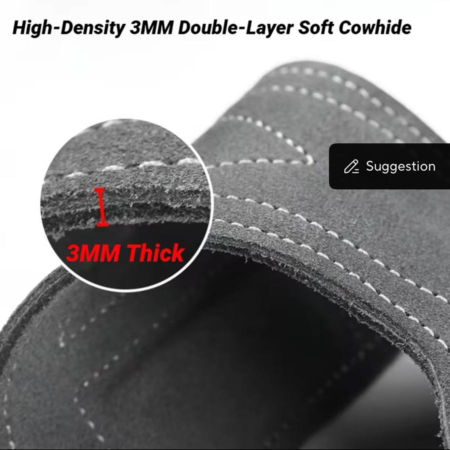 2Pcs Cowhide Gym Gloves Grips  - đánh giá và giá Leather Workout Belt
