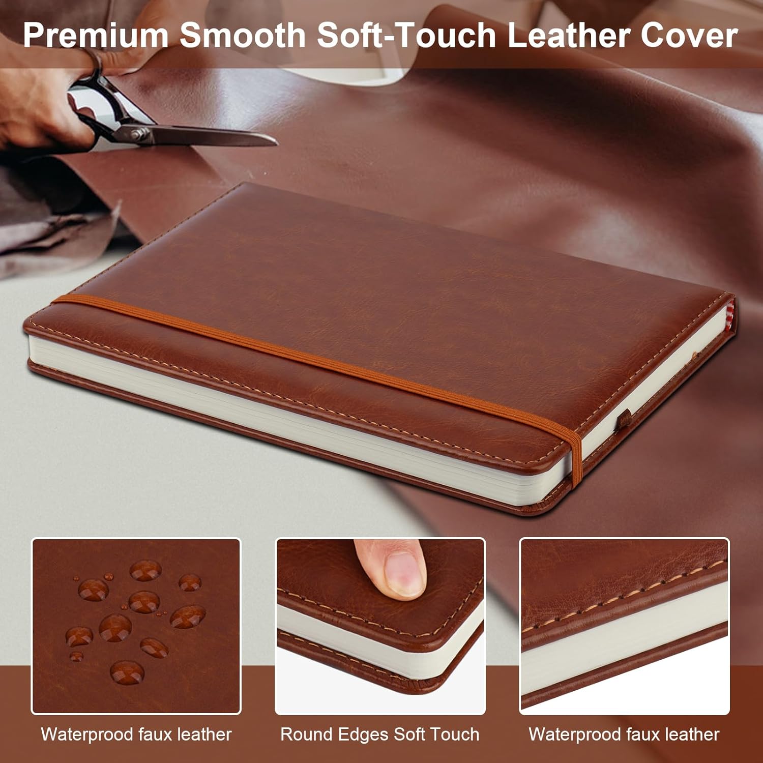 6 Pack Lined Journal Notebooks - đánh giá và giá Leatherwork Journal