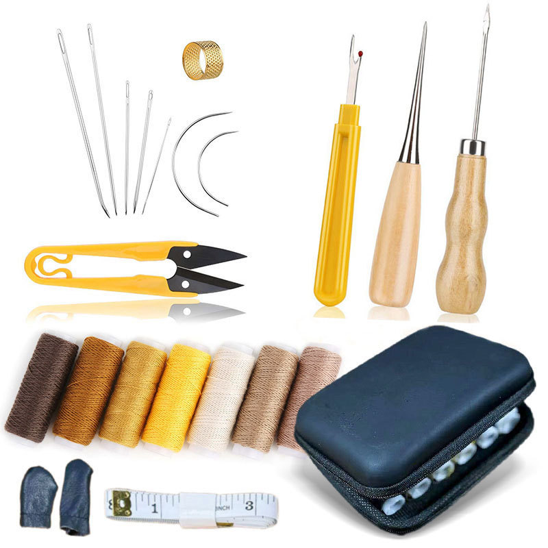 Waxed Thread Craft Tools Hand  - đánh giá và giá Leatherwork Hand Sewing Needles