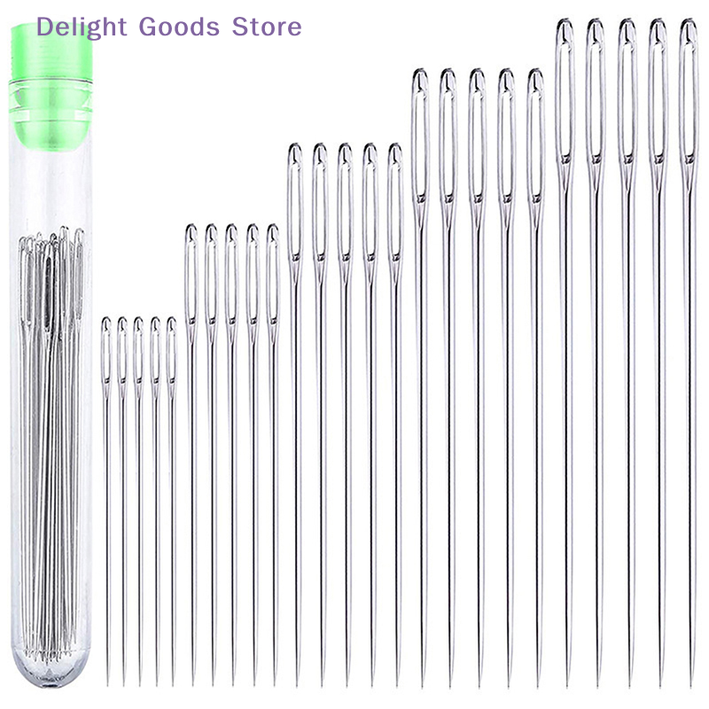 【D】25Pcs Large-Eye Hand-Sewing - đánh giá và giá Leatherwork Hand Sewing Needles