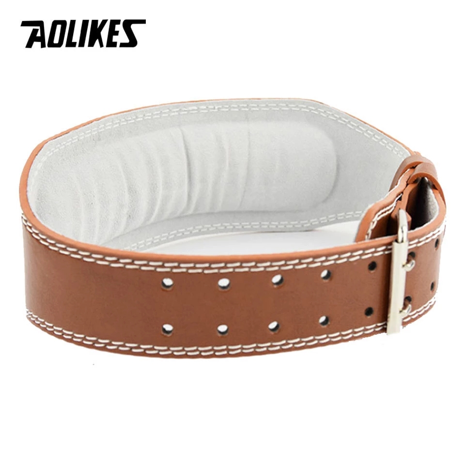AOLIKES New Wide Weightlifting - đánh giá và giá Leather Workout Belt