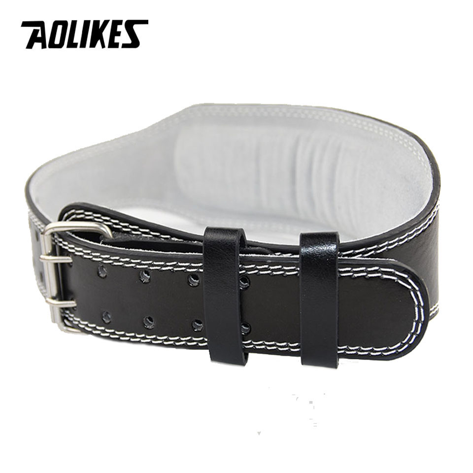 AOLIKES New Wide Weightlifting - đánh giá và giá Leather Workout Belt