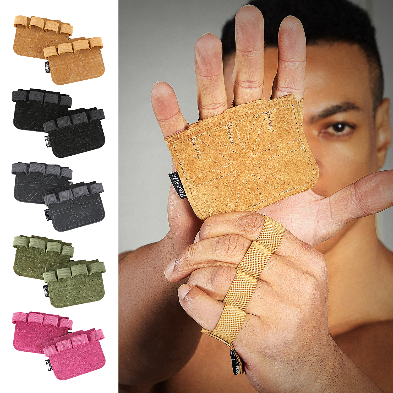 1 Pair Cowhide Gym Gloves Grip - đánh giá và giá Leather Workout Belt