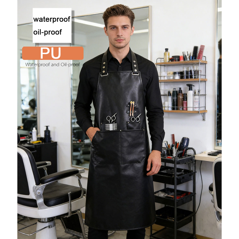 PU Soft Leather Apron Barber's - đánh giá và giá Leatherwork Apron