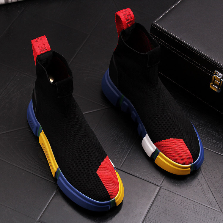 2026 New Men's Black Sock Snea - đánh giá và giá Leather Work Boots