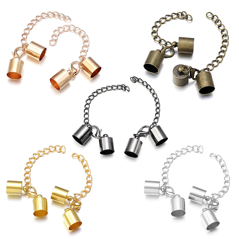 10Sets Leather Cord End Caps W - đánh giá và giá Leatherwork Diy