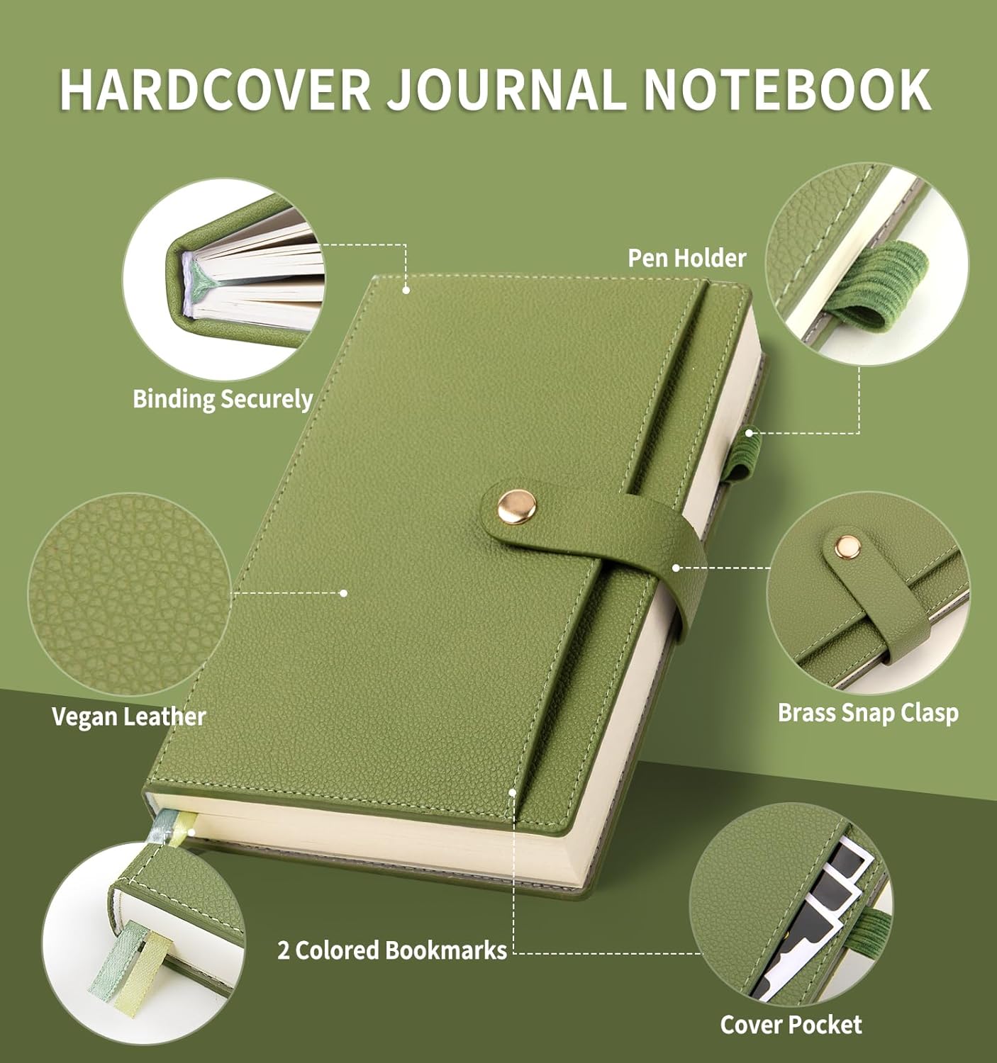 A5 Lined Leather Journal Noteb - đánh giá và giá Leatherwork Journal