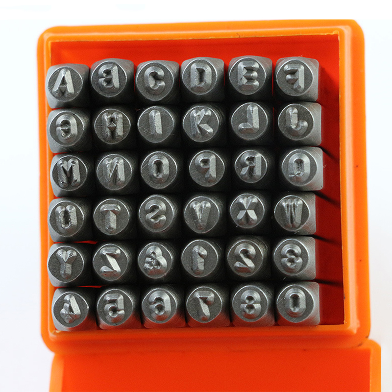 36 Pcs Punch Stainless Steel L - đánh giá và giá Leather Stamp Set