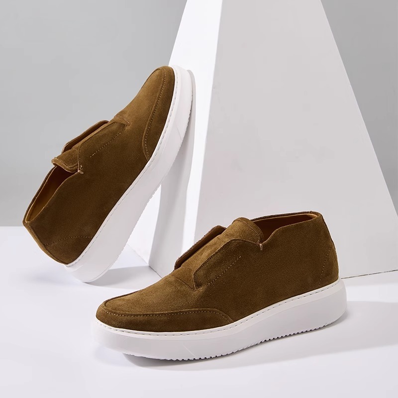 Men Skate Shoes Genuine Leathe - đánh giá và giá Leather Work Boots