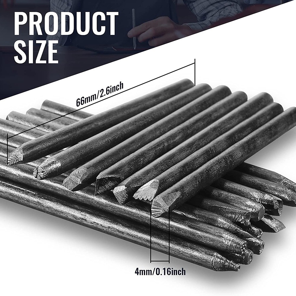 ABUN-20 Packs Steel Punches 4  - đánh giá và giá Leather Stamp Set
