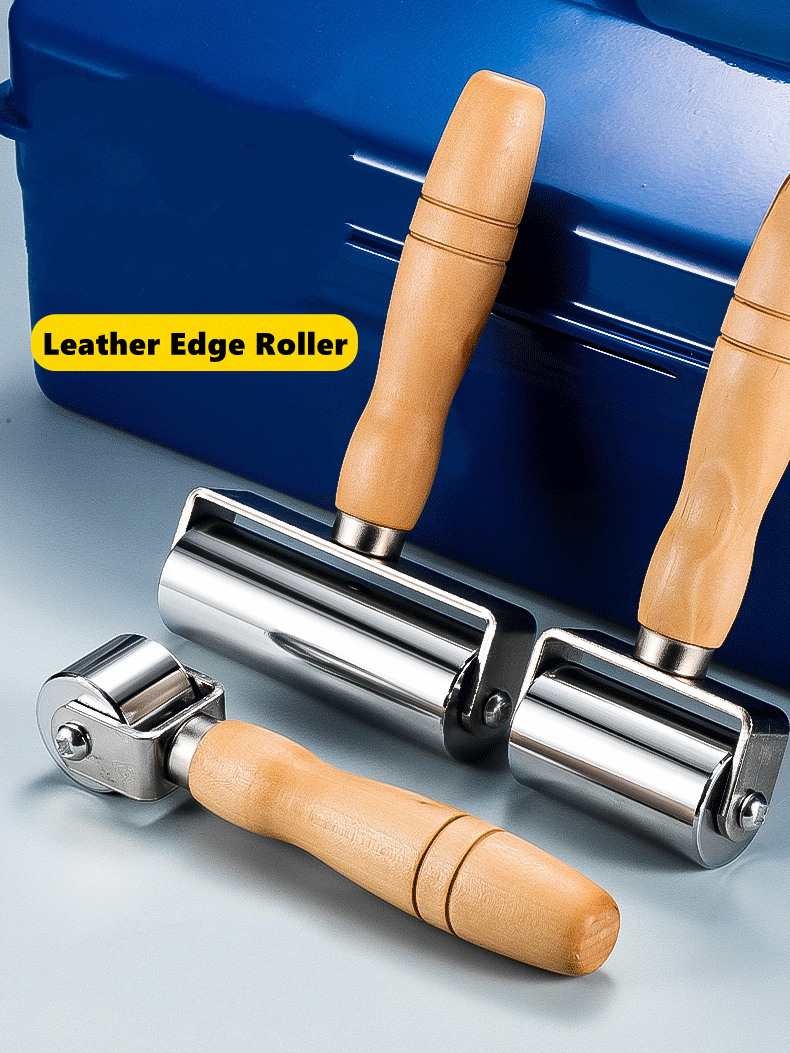 Leather Press Edge Roller with - đánh giá và giá Leatherwork Hand Press