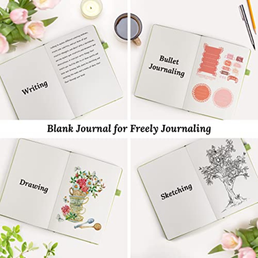 Blank Journal Notebook, 7 Pack - đánh giá và giá Leatherwork Journal