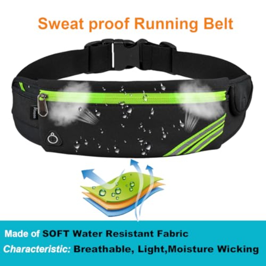 Slim Running Belt Fanny Pack,  - đánh giá và giá Leather Workout Belt