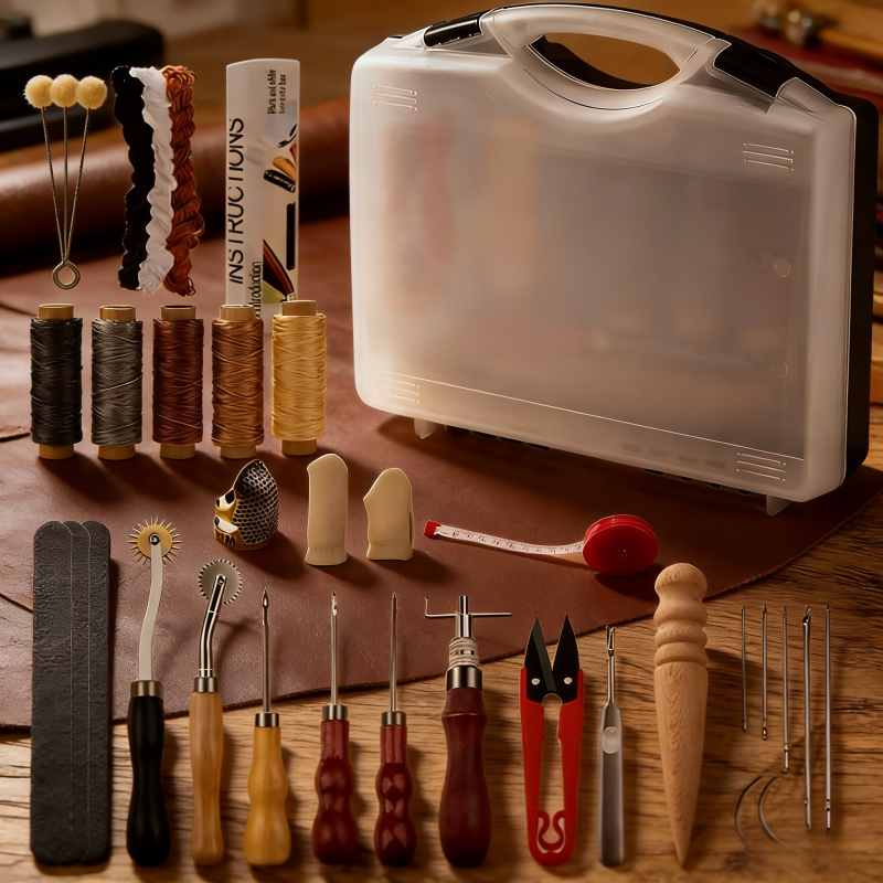 Leather Craft Tool Kit Leather - đánh giá và giá Groover Stitching Tool