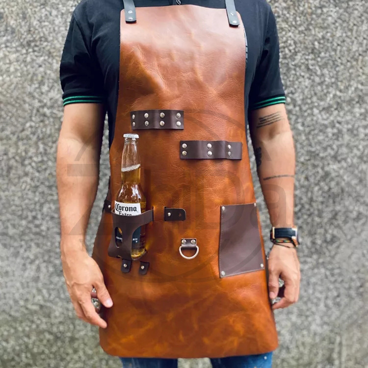 Multi-function Bottle Holder L - đánh giá và giá Leatherwork Apron