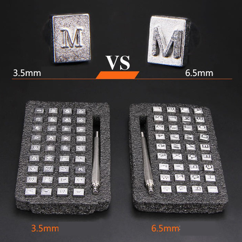 36pcs Steel Alphabet letter Nu - đánh giá và giá Leather Stamp Set
