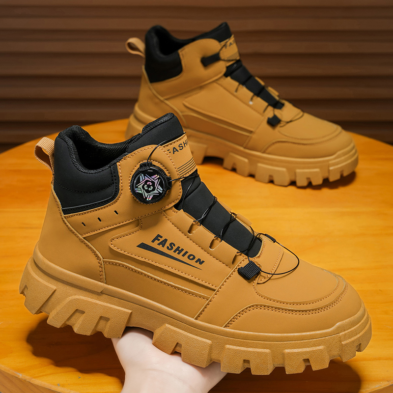 2025 Mens Boots Casual Shoes W - đánh giá và giá Leather Work Boots