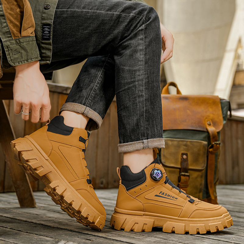 2025 Mens Boots Casual Shoes W - đánh giá và giá Leather Work Boots
