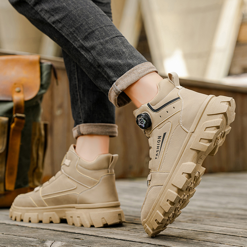 2025 Mens Boots Casual Shoes W - đánh giá và giá Leather Work Boots