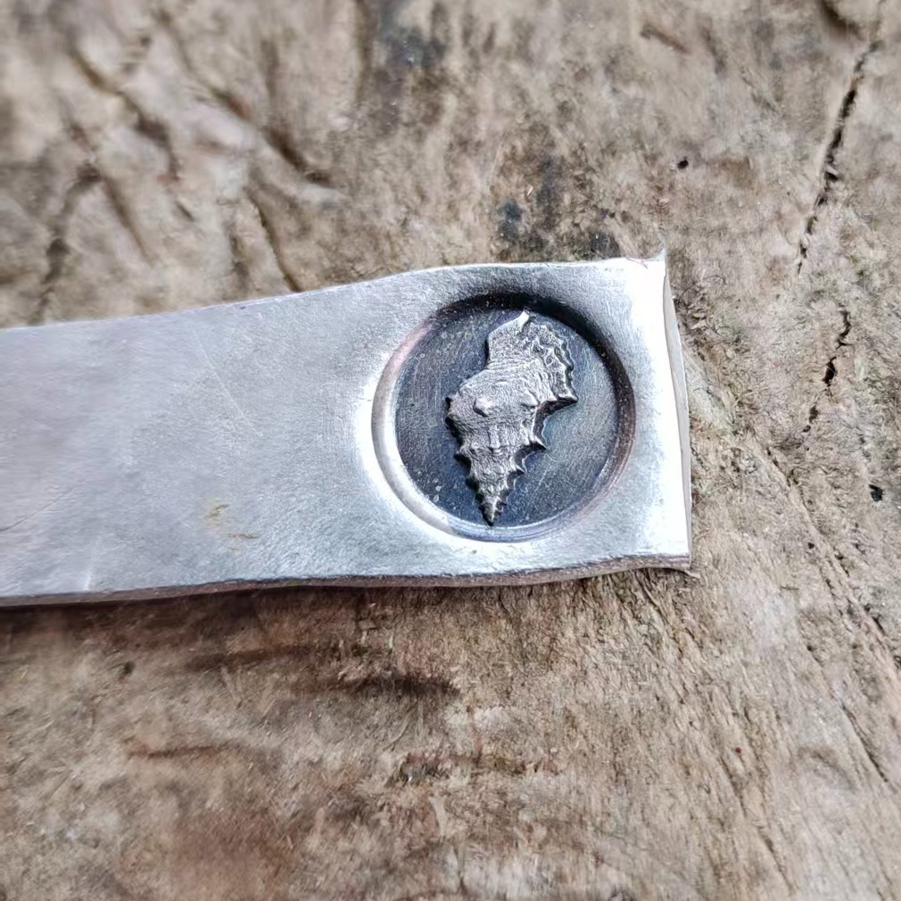 3D Conch Shell Pattern Metal S - đánh giá và giá Leather Stamp Set