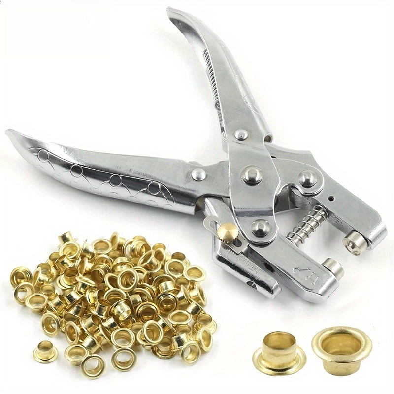 101Pcs Dual-Purpose Tool Gromm - đánh giá và giá Leatherwork Hand Press