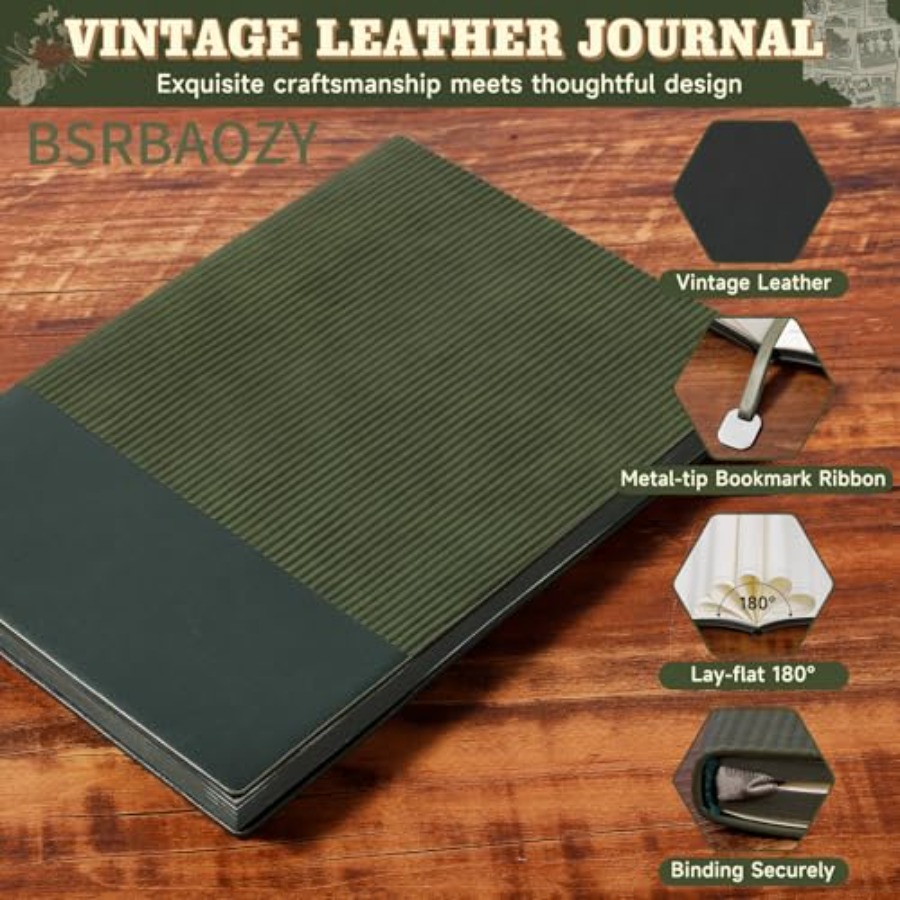 Lined Journal Notebook for Wor - đánh giá và giá Leatherwork Journal