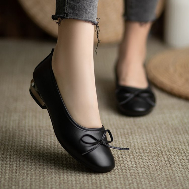 Elegant Bowknot Flat Shoes for - đánh giá và giá Leather Works