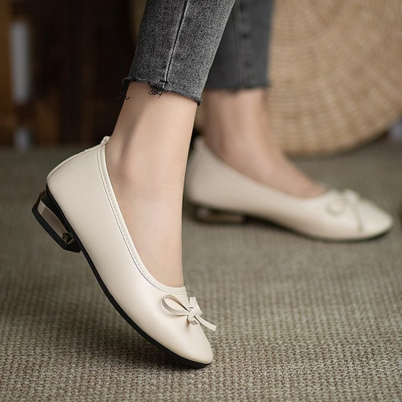 Elegant Bowknot Flat Shoes for - đánh giá và giá Leather Works