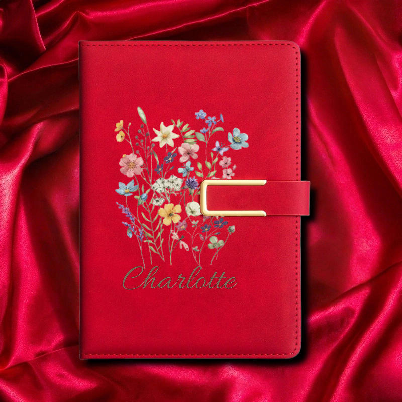 A5 Floral Monogram Custom Name - đánh giá và giá Leatherwork Journal