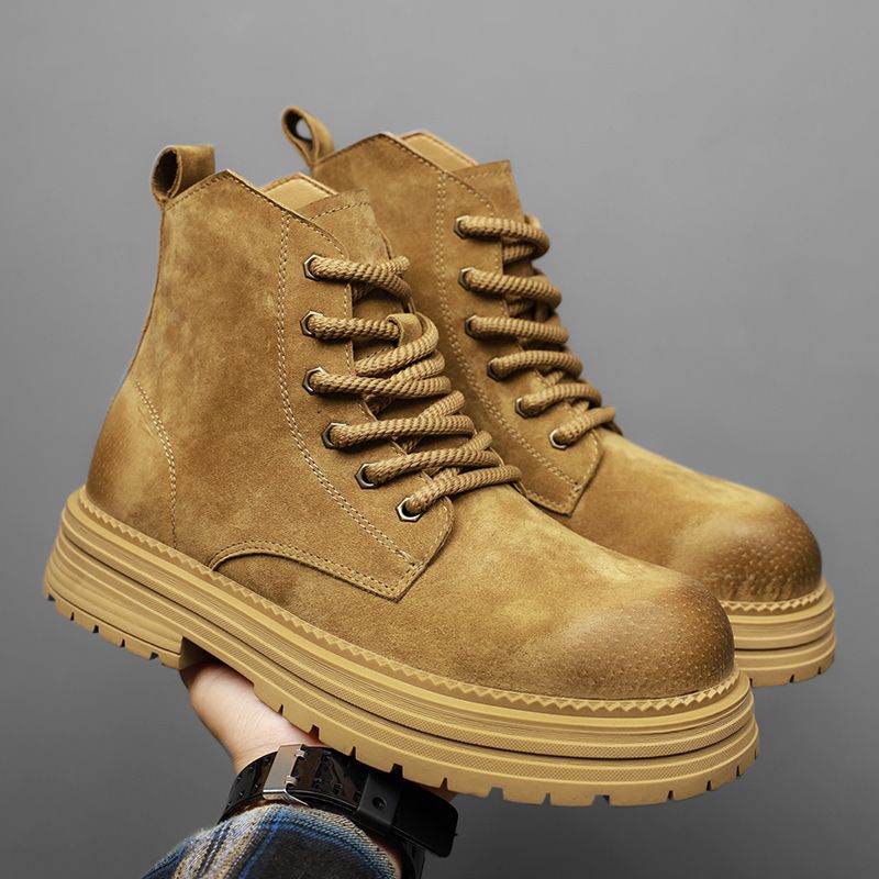 High Quality Men Ankle Boots F - đánh giá và giá Leather Work Boots