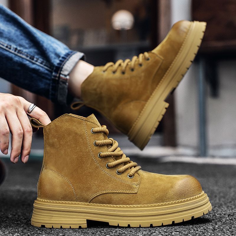 High Quality Men Ankle Boots F - đánh giá và giá Leather Work Boots