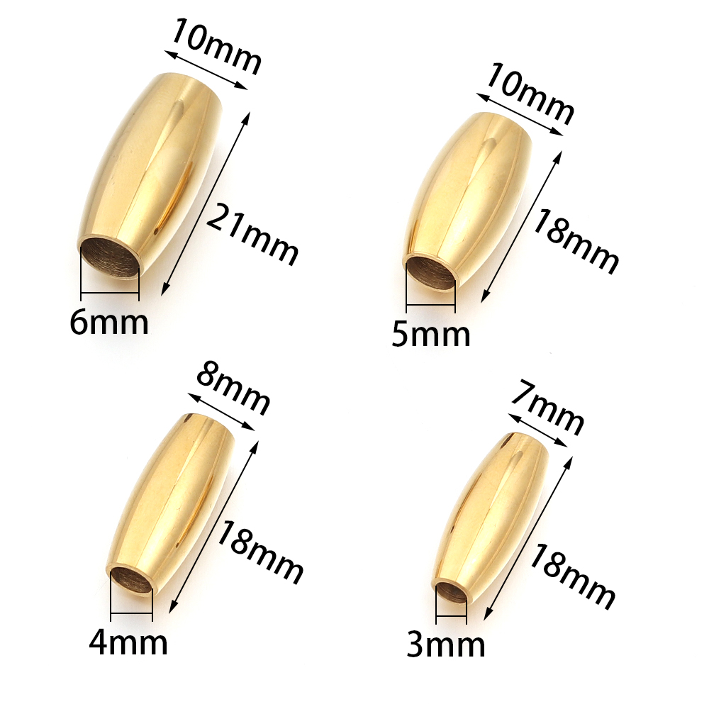 2pcs 3 4 5 6mm Stainless Steel - đánh giá và giá Leatherwork Diy