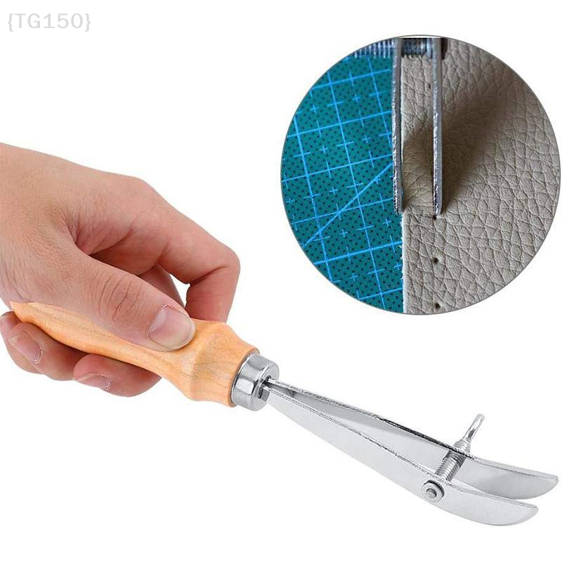 【TG150】Adjustable Leather Edge - đánh giá và giá Groover Stitching Tool