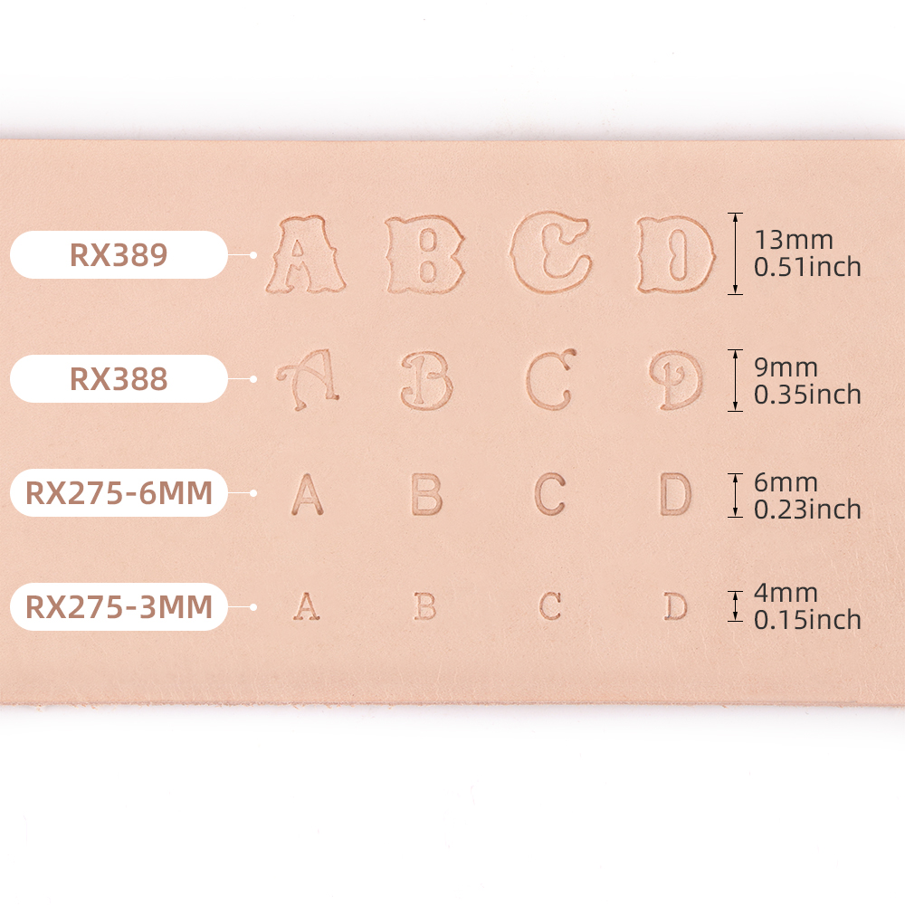 Craftsman Letter and Number St - đánh giá và giá Leather Stamp Set